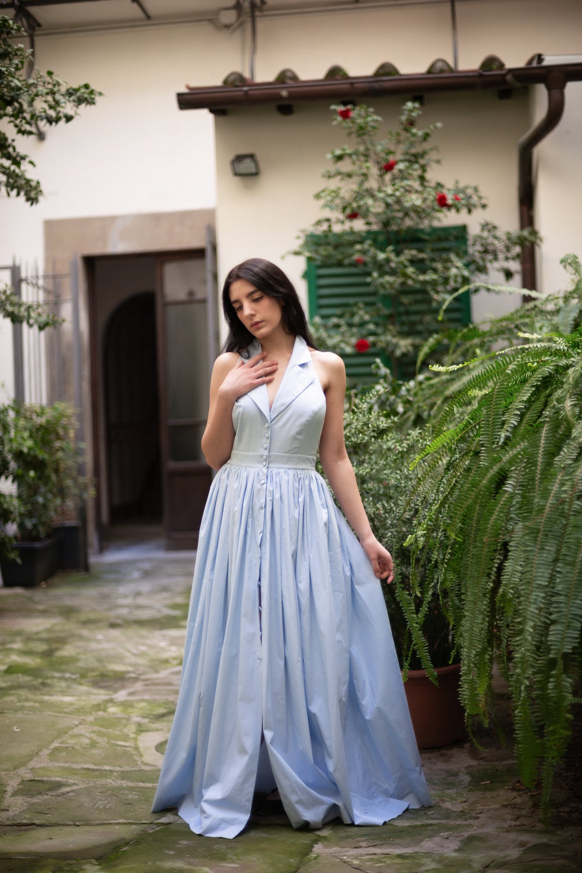 Eva maxi cotton dress