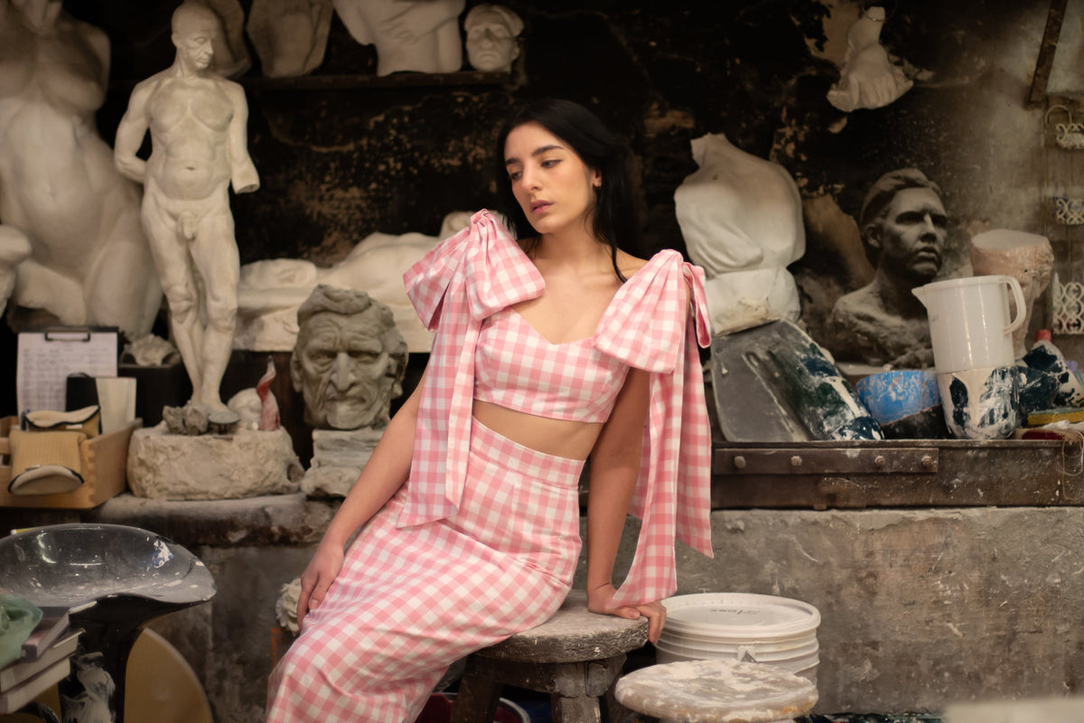 Lucinda bow two piece set